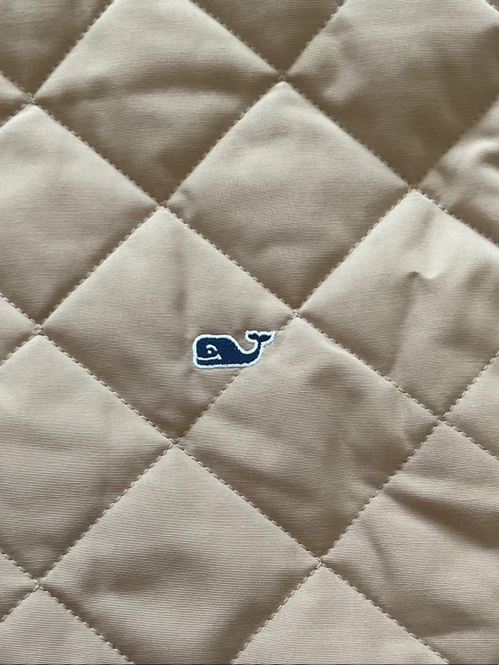 Vineyard Vines Quilted Tan Vest 0510 - Picture 7 of 9